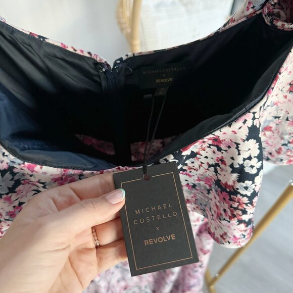 NWT Michael Costello x Revolve Floral Jumpsuit Size XS - Picture 4 of 7